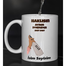 Komik - Esprili Kupa Bardak Haklısın Tasarımlı Komik Kupa Bardak