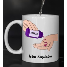 Komik - Esprili Kupa Bardak Kankam Tasarımlı Komik Kupa Bardak