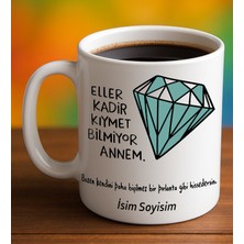 Komik - Esprili Kupa Bardak Kıymetim Bilinmiyor Yazılı Komik Kupa Bardak