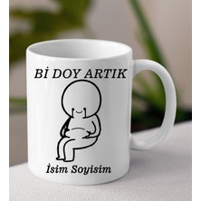 Komik - Esprili Kupa Bi Doy Artık Tasarımlı Isim Soyisim Yazılı Kişiye Özel Kupa Bardak