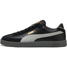 Puma Club II Era Unisex Sneakers Siyah Kauçuk Tabanlı Nefes Alabilir Malzeme ile Günlük Kullanım