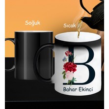 Kişiye Özel Baş Harf ve Isim Soyisim Tasarımlı Sihirli Kupa