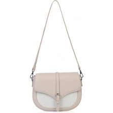 Bej Kadın Omuz Çantası IM589