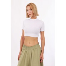 Kadın Kısa Kol Crop