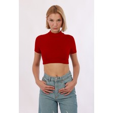 Kadın Kısa Kol Crop