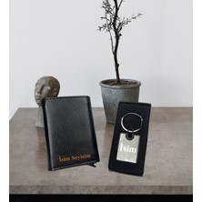 Kişiye Özel Mekanizmalı Cüzdan  Metal Lüx Anahtarlık