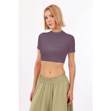 Kadın Kısa Kol Crop