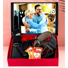 Kişiye Özel Yeni Fotoğraflı Cüzdan Çakmak Anahtarlık Çikolata Tesbih ve Kemer Set