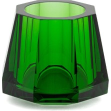 System Banyo Aksesuarları Cyrstal Bath Accessory Tooth Mug Green 88x120x120 mm