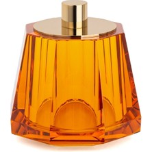 System Banyo Aksesuarları Cyrstal Bath Accessory Cotton Box Amber 110x120x120 mm