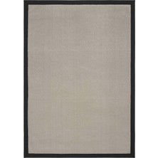 Cool Halı Monet Gri Bej Kalın Halı Bordürlü Sağlam Dayanıklı Modern Dokuma Düz Ofis Oturma Odası Salon Halısı