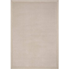 Cool Halı Bounty Vizon Renk Düz Halı Bordürlü Parlak Görünümlü Modern Dayanıklı Sık Dokuma Ev Oda Salon Halısı