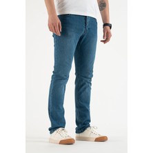 Erkek Slim Dar Kesim Pamuklu Esnek Jean Kot Denim Pantolon