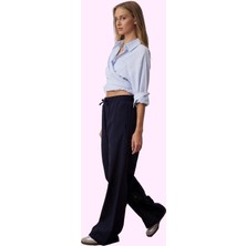 Kadın Yüksek Bel Wide Leg Şort Pamuk Rahat Kesim Günlük Hafta Sonu Yaz Aylarının Vazgeçilmezi