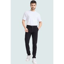 Erkek Slim Fit Uzun Boy Chino Pantolon Esnek Gabardin Kumaş Günlük Kullanım Modern Tasarım
