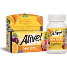 Alive! Daily Energy Complete Multivitamin 60 Tablets High Quality High Potency Once Daily