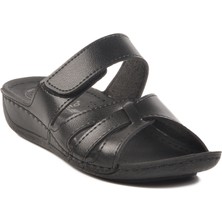 Siyah Anatomik Taban Kadın Terlik 16.058 Z