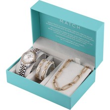 Daniel Klein DK.1.13680-5 Bileklik ve Kolye Seti Dahil 3 Atm Suya Dayanıklı Metalik-Rosegold Kadın Kol Saati