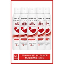 Watsons So Sexy Deodorant Deodorant Sprey Pudrasız 150 Ml X 5 Adet