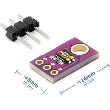Alkatronik TEMT6000 Ortam Işık Sensörü Görünür Işık Yoğunluğu Parlaklık Gece Gündüz Aydınlık Algılayıcı