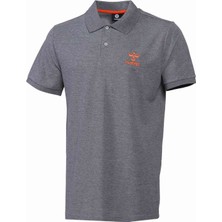 Hummel Leon Erkek Gri Polo Tişört