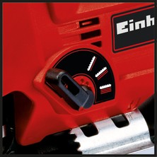 Einhell Dekupaj Testere TC-JS 80/1 (550 W, devir sayısı 1000-3000 d/d, devir kontrol elektroniği, 4 kademeli sarkaç hareketi, toz emiş, aletsiz testere bıçağı değişimi) - 4321145