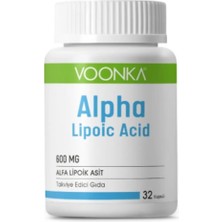 Voonka Alpha Lipoic Acid 600 Mg 32 Kapsül - Eski Ambalaj