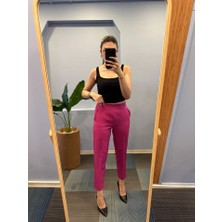 Bel Lasti̇kli̇ Düğmeli̇ Pantolon