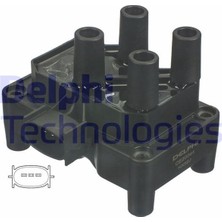 Ateşleme Bobini Focus Cmax 1.6-1.8-2.0 16V-01 Fusıon 1.4-1.6-Ka 1.3ı-Mondeo Iı 04 Fıesta Mazda 2