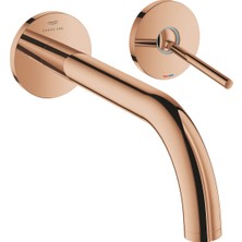 Grohe Lavabo Bataryası Iki Delikli Duvardan Atrio Warm Sunset - 29406DA0