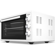 Simfer 4502 Yoğurt Yapma Fonksiyonlu Turbo Beyaz 45 Lt Midi Fırın