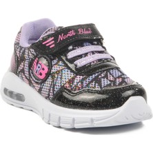 Siyah-Lila Çocuk Spor Ayakkabı North Blue 336126 B