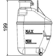 Radyator Yedek Su Deposu Mını R50 R52 R53