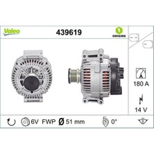 Alternator 14V 180A Mercedes W639 B906