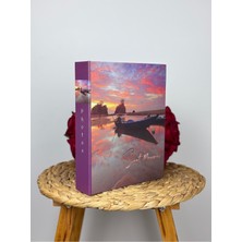 Rabsev Fotoğraf Albümü 10X15CM 200 Fotoğraf Kapasiteli Renkli Sandal Desenli Anı Albümü