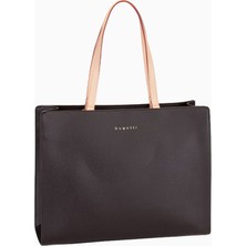 Bugattı  Shopper Ella Business Çanta, Şık Dokulu Sentetik Deri, Günlük ve Iş Hayatına Uygun