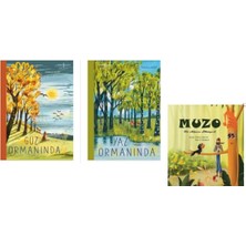 Set Güz Ormanında - Yaz Ormanında - (Muzo Kitabı Hediye)