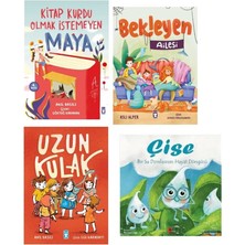 Kitap Kurdu Olmak Isteyemeyen Maya - Uzun Kulak - Bekleyen Ailesi  (Çişe Hediye)