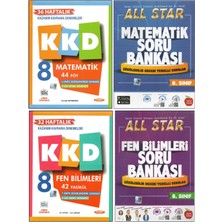 Kurmay 8. Sınıf Kkd Matematik+Kkd Fen+Newton All Star Matematik+Fen B. (4 Kitap)