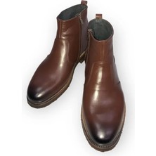 Hakiki Deri Özel Üretim El Işçiliği 36,37,38,39,40,41,42,43,44,45,46,47,48,49 Numara Hakiki Kauçuk Erkek Bot