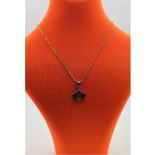 Gold Renk Zincir Figürlü Kararmaz Özel Tasarım Kolye