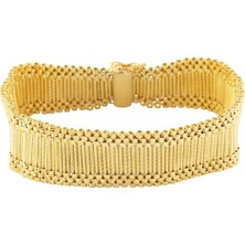 Altınkaynak 14 Ayar Altın Tasarım Bileklik  -  0188667