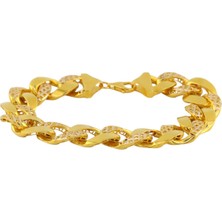 Altınkaynak 14 Ayar Altın Tasarım Bileklik  -  0187721