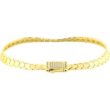 Altınkaynak 14 Ayar Altın Tasarım Bileklik  -  0184016