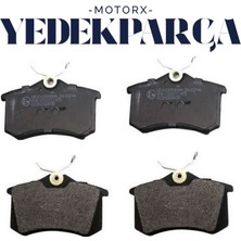 Fren Balatası Arka Clio 05> Megane 99> Fluence 09> / 308 >13 / C4 Ds4 1.6 2.0cc 09> / Golf Iıı Iv >02 Passat 95-98 Polo 09>
