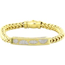 Altınkaynak 14 Ayar Altın Tasarım Bileklik  -  0175739