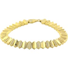 Altınkaynak 14 Ayar Altın Tasarım Bileklik  -  F003156