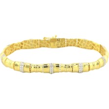 Altınkaynak 14 Ayar Altın Tasarım Bileklik  -  0183967