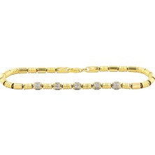 Altınkaynak 14 Ayar Altın Tasarım Bileklik  -  0185236