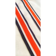 Altay Aksesuar Lacivert Turuncu Tiktak Şerit